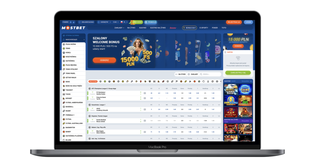 Mostbet w Polsce – promocje, free bet i codzienne oferty specjalne